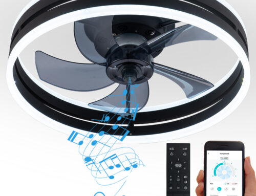 Flush Mount Ceiling Fan with Light A black style Installation Video